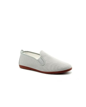 Flossy Gris Kids Grey Plimsolls