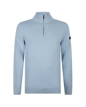 PRESLY & SUN Lewis zip knitted pullover