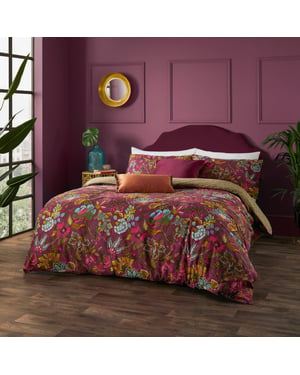 Viranai Exotic Floral Duvet Cover Set