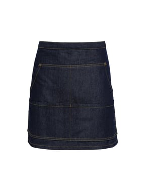 Premier Taille schort voor volwassenen (Indigo Denim)