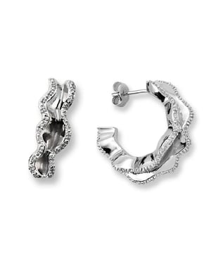 Orphelia Dames 925 Sterling Zilveren Oorbellen - Zilver ZO-5792