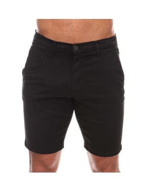 Men's Duck and Cover Moreshore Chino Shorts in Black