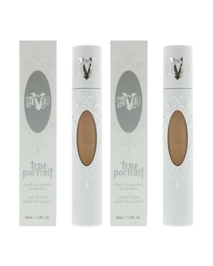 KVD Beauty True Portrait Liquid-To-Powder Foundation 30ml - Tan 066 x 2