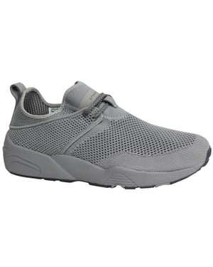 Puma x Stampd Trinomic Woven Steel Grey Heren Lace Up Trainers 362744 02 B82A