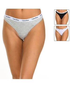 Pack 3 Calvin Klein Thongs