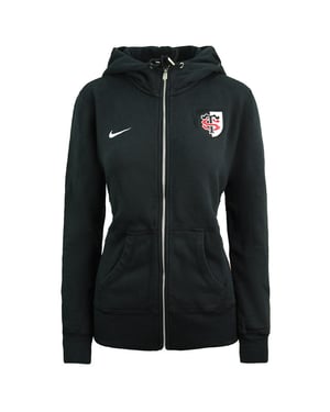 Nike Rugby Stade Toulousain Zip-Up Hoodie Dam Svart Jumper 454221 010
