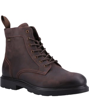 Hush Puppies Porter Leren Herenlaarzen Bruin