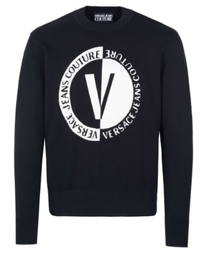 Versace Jeans Couture Pullover schwarz