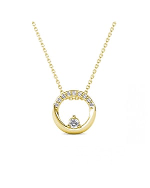 Pendentifs Clarine - Doré och Cristal