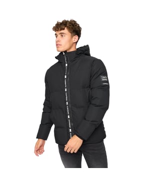 Crosshatch Heren Hanjo Jas (Zwart)