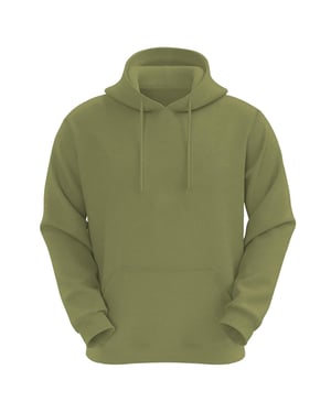 VR2 Denim Mens Plain Hoodie Long Sleeve Pullover