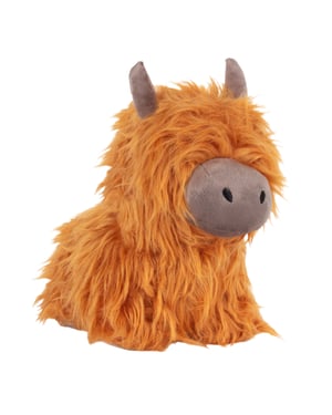 Paoletti Highland Cow Faux Fur Novelty Door Stop