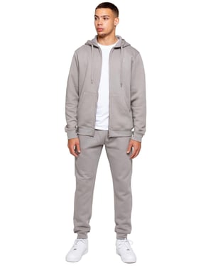 Kruze Heren Zip Hoodie Tracksuit Set