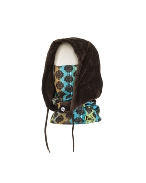 Microfiber en fleece capuchon en neklap voor uniseks 51400