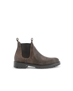 19V69 Italia Mens Ankle Boot Taupe 182060 CAMOSCIO TAUPE