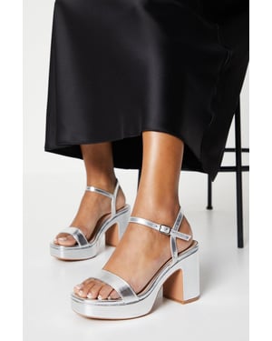 Maddie Platform High Block Heeled Sandals