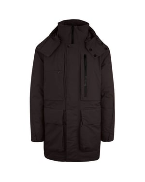 Jack Wolfskin Tech Lab heren donkerbruin parka jack