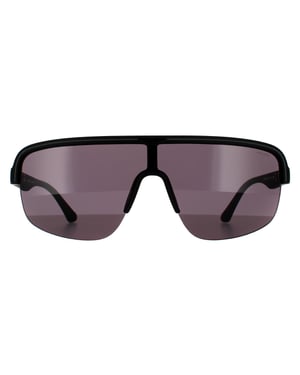 Police Semi Rimless Mens Matte Black Smoke Grey 90041091