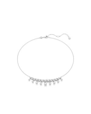 Swarovski 'Idyllia' Dames Ketting van Basismetalen - Zilver 5692637