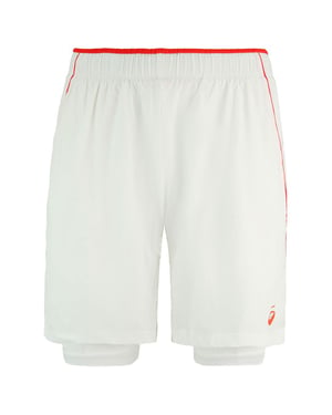 Asics Padel Player Vit tennisshorts för herrar