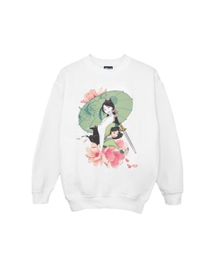 Disney Meisjes Mulan Magnolia Collage Sweatshirt (Wit)