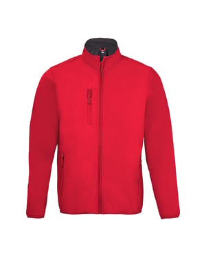SOLS Mens Radian Soft Shell Jacket (Pepper Red)