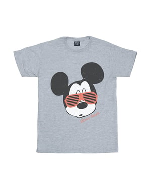 Disney Jongens Mickey Mouse Zonnebril T-shirt (Sportgrijs)