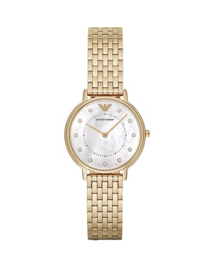 Emporio Armani AR11007 Tweehands Goudkleurig Dameshorloge