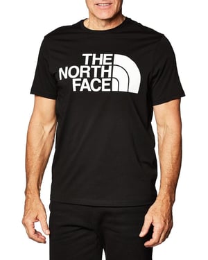 The North Face M Standaard SS T-shirt in Zwart