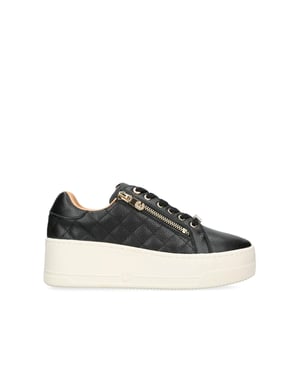 Carvela Leather Connected Zip Sneakers