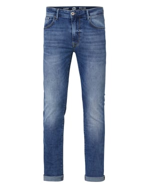 Petrol Industries - Heren Seaham Future Proof Slim Fit Jeans - Blauw