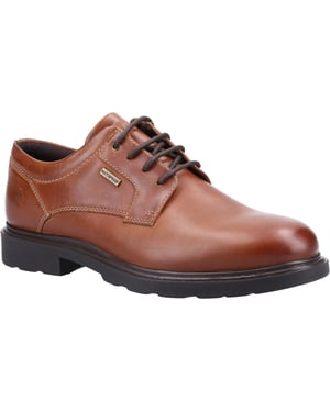 Hush Puppies Pearce Leather Men's Tan Lace-Up Shoes