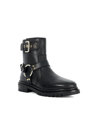Dune Ladies Panos - Cleated Sole Biker Boots