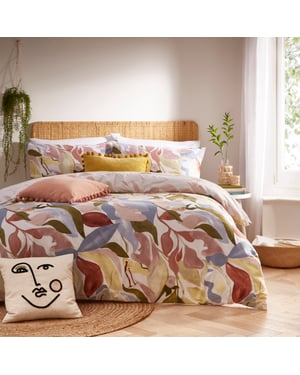 furn. Amarosa Abstract Reversible Duvet Cover Set