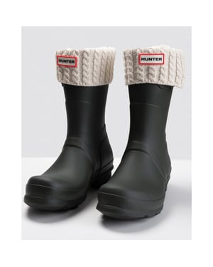 Hunter Recycled Mini Cable Tall Boot Sock