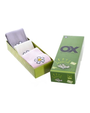 Pack of 6 low socks OX with fresh scents