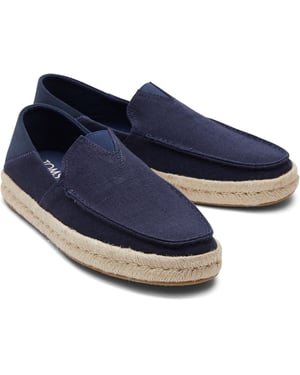 TOMS Alonso Jute Men's Navy Espadrilles