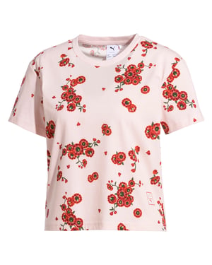 Puma x Sue Tsai T-shirt met print voor vrouwen Roze 578221 99