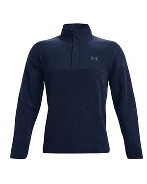 Under Armour Fleece Pile Heren Navy Golf Sweater
