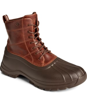 Sperry Duck Float Leather Brown Wellington Boots