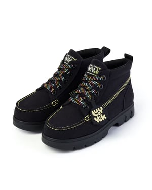 Kickers Hi x Lucy Dames Zwart Laarzen