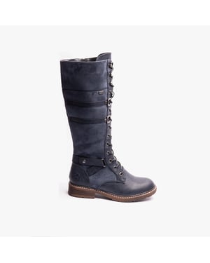 Rieker 94732-14 Womens Knee High Boots Blue