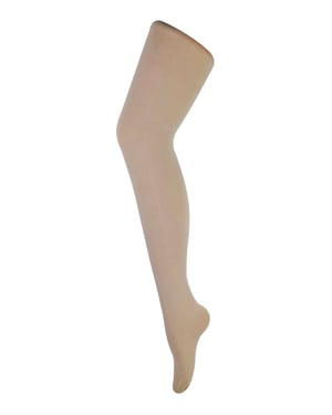 Dames 80 denier ondoorzichtige effen gekleurde panty's - Natuurlijk
