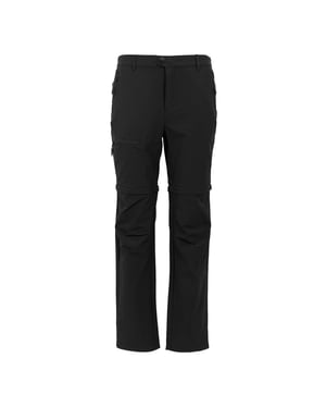 Regatta Heren Highton II Zip-Off wandelbroek (Zwart)