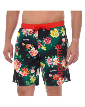 Roses Print Boxer Swimsuit