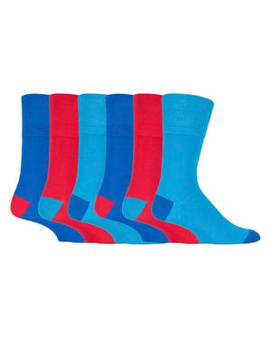 Gentle Grip - 6 Pairs Mens Gentle Grip Non Elastic Socks - MGG88