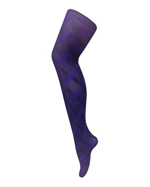 Sock Snob Dames80 denier ondoorzichtig patroon panty's - Kabelpaars