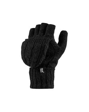 Women's Thermal Converter Fingerless Cable Knit 2.3 tog Gloves