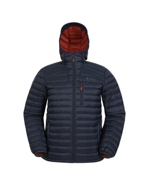Mountain Warehouse Herr Henry II Extreme Down Fylld Vadderad Jacka (Marin)