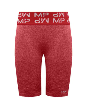 MyProtein Curve Womens Red Cycling Shorts